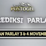 Prediksi Parlay Jitu 3 dan 4 November 2022
