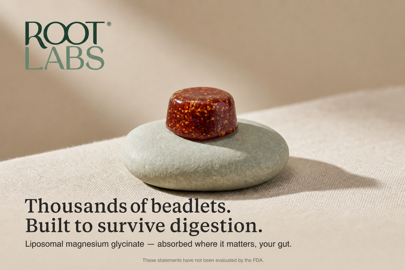Thousands of beadlets, built to survive digestion